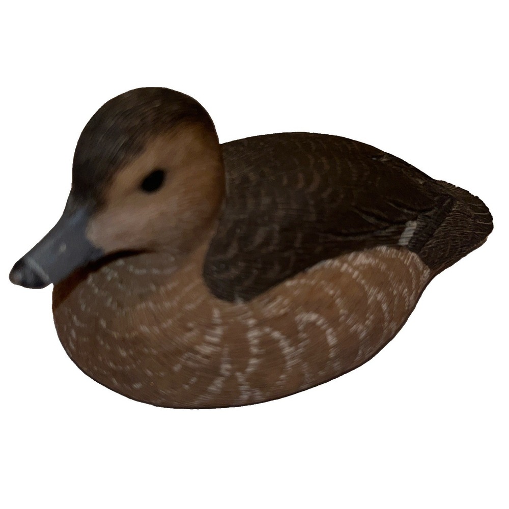 Vtg 1987 Boyds Collection Masters Series Redhead Hen Duck Decoy Signed #9021